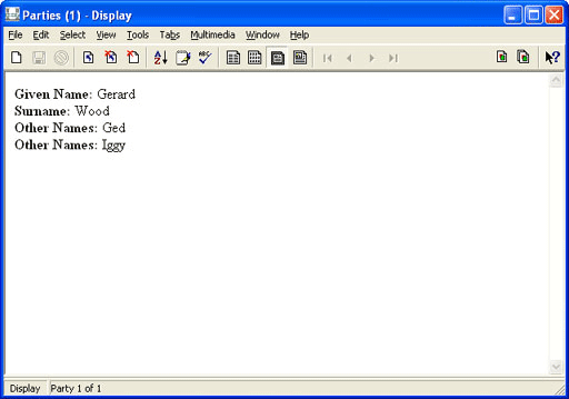 Output of nested loop